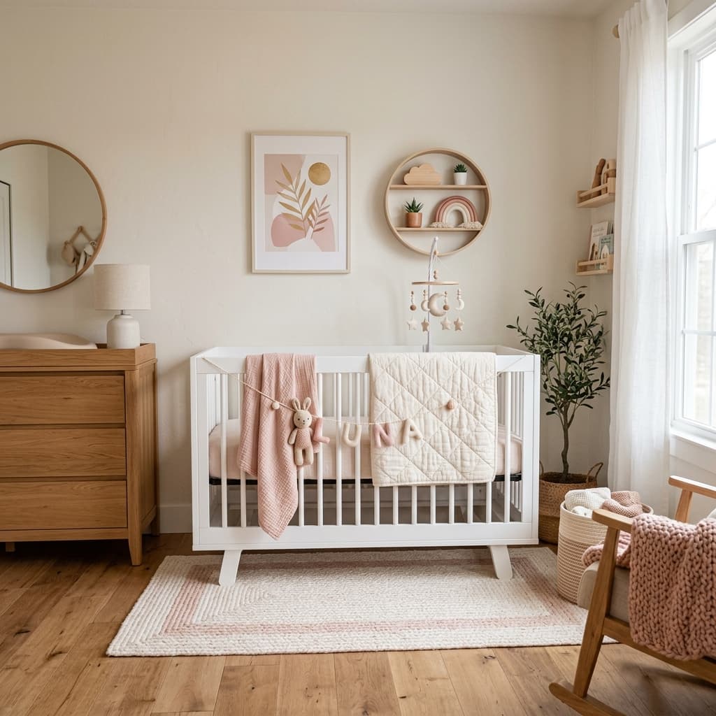 Habitación de bebé amueblada con estilo en Guadix